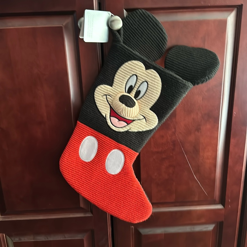 NWT Disney Mickey Mouse Knit Socking for Fireplace